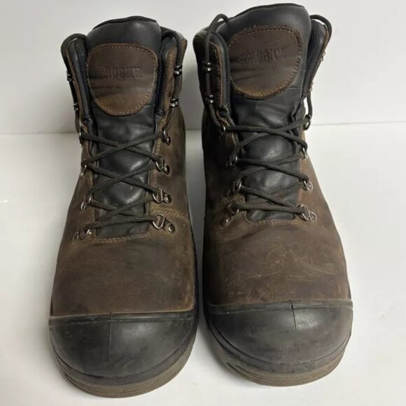 Rocky Men’s Worksmart, Composite Toe Work Boots Brown, Size 13 M main image 4